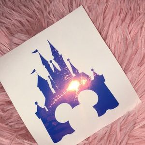 Disney land castle sticker